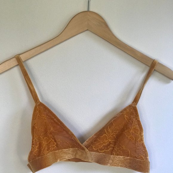 Shimera - Lace & Velvet Bralette, S - Picture 2 of 7
